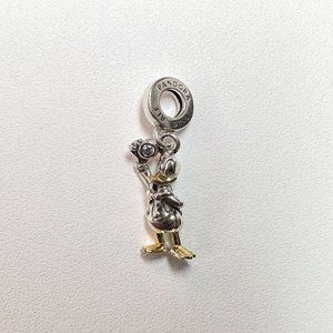 Pandora Disney 100th Anniversary Donald Duck Diamond Dangle Charm